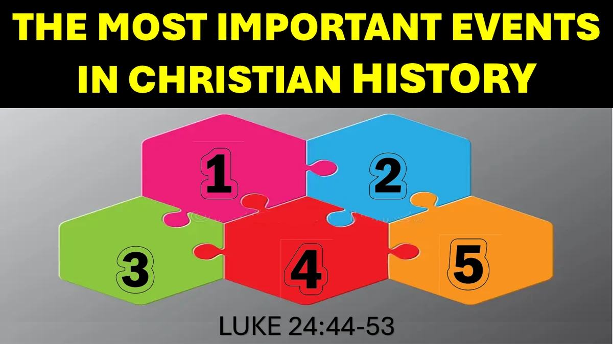 The Most Important Events in Christian History sermon at First Baptist Church of Lakewood, WA